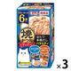 いなば CIAO チャオ 焼かつおディナー 猫 パウチ ほたて・本格だしバラエティ 国産 50g×6袋 3箱
