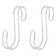 無印良品 ステンレス横ブレしにくいS字フック 小 2個入 約5cm×1×9.5cm 良品計画