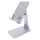 MOTTERU コンパクトに折り畳めるスライド可動式スマホ・タブレットスタンド ペールアイリス MOT-SPSTD05S-PU 1個（直送品）