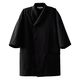 セブンユニフォーム 男女兼用七分袖コート サイズ /L EA3077-9 1セット(2点)（直送品）