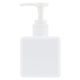 シャンプー用ディスペンサー ホワイト スクエア ボトル 250ml ベストコ 5個