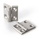 鍋屋バイテック会社 メタルヒンジ(ステンレス製) HNGSーAーNI/HNGSーAーA4 HNGSー50ー50ーAーNIーP 1個（直送品）