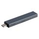 USB Type-Cハブ USB-A×3ポート USB3.2Gen1 USB2.0 グレー UH-C3413GY 1個 ナカバヤシ
