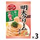 1人前×2回分 かけうま！ 明太クリーム麺の素（麺用ソース） 70g×2 3個 丸美屋食品工業