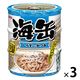 海缶ミニ3P 猫 しらす入りかつお（60g×3缶）3個 アイシア キャットフード ウェット 缶詰