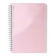 いろは出版 PiN リングノート A5 3mm方眼 硬質クリアケース付き ピンク GPN-01 1セット(1冊×3)