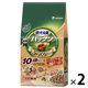 愛犬元気パックン 10歳以上用 ふっくら仕立て ビーフ・ささみ・野菜・小魚 国産 2kg（400g×5袋）2個 ユニチャーム ドッグフード 犬 ドライ