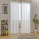 ユニベール ホワイトキャット2 レースカーテン 1000×1980mm ホワイト 4548654801971  1セット（レースカーテン2枚）（直送品）