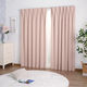 ユニベール エコシンプル 遮光カーテン 1000×1780mm ローズ 4548654906133  1セット（厚地カーテン2枚）（直送品）