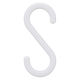 レック S字フック（小） ホワイト 耐荷重3kg H00501 1パック（6個）