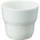 台和 メラミン カップ チャイルドホワイト MC-75-CW 1個