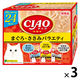 いなば CIAO チャオ まぐろ・ささみ バラエティ 国産（40g×24袋入）3箱 キャットフード 猫用 パウチ