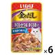 いなば 金のだし 猫 まぐろ・かつお まぐろ節入り 40g 6袋 キャットフード パウチ
