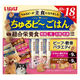 （バラエティパック）いなば ちゅるビーごはん 犬 ビーフ・軟骨 総合栄養食（10g×18袋）1袋 ドッグフード セミモイスト