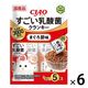 いなば CIAO（チャオ）すごい乳酸菌クランキー 猫 まぐろ節味 国産（22g×5袋）6袋 キャットフード