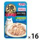 いなば CIAO チャオ 焼かつおディナー 猫 パウチ ほたて貝柱入り 国産 50g 16個 キャットフード ウェット