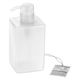 エコー金属 PETポンプボトル600ml 角型(シアーホワイト) 0299-278 1セット(1個×6)