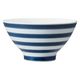 西海陶器 es rice bowl ボーダー BU 45386 1箱(5個入)（直送品）