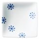 西海陶器 判子 角小皿 ゆきはな 43471 1箱(5個入)（直送品）