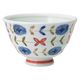西海陶器 ブルーメ 軽量飯碗 赤・小 20418 1個（直送品）