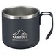 キャプテンスタッグ キャンプアウト ダブルステンレスマグカップ３５０（ダークグレー） UE-3571　1個（直送品）