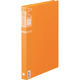 ライオン事務器 クリアーブック A4サイズS型 40枚 CR-40M オレンジ 14363 1冊