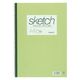 日本ノート A4スケッチブック (オリーブ) SK610 1冊