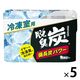 脱臭炭 冷蔵庫 冷凍室用 脱臭剤 置き型 冷凍庫のイヤな臭いにも効く 1セット（1個×5）エステー