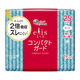 【生理用品】 大王製紙 エリスコンパクトガード（特に多い昼用）羽つき 893009 1個（19枚）