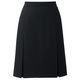 アイトス Pieds プリーツスカート ブラック 19号 HCS4001-099 1着（直送品）