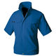 アイトス 半袖ブルゾン ブルー 3L AZ-1632-006 1着（直送品）