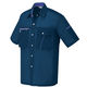アイトス 半袖シャツ ネイビー 6L AZ-236-008 1着（直送品）