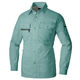 アイトス 長袖シャツ グリーン 4L AZ-3435-015 1着（直送品）