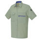 アイトス 半袖シャツ アースグリーン LL AZ-5376-005 1着（直送品）
