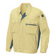 アイトス 長袖サマーブルゾン マスタード×オリーブ 4L AZ-280-019 1着（直送品）