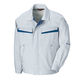 アイトス 長袖サマーブルゾン（配色） シルバーグレー×ロイヤルブルー 3L AZ-5570-003 1着（直送品）