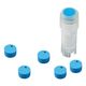 アズワン クライオバイアル用キャップインサート 青 1袋(500本入) T312-2 1袋(500本) 2-3881-37（直送品）