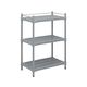 アズワン コンフォートシェルフ グレー 920×575×1300mm S-3F 1個 3-6494-01（直送品）