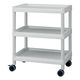 アズワン モバイルイージーカート 3段 540×370×805 グレー ME11B 1個 3-6495-03（直送品）