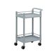アズワン モバイルストレージカート 2段 598×370×870mm(ガード枠・ハンドル付) MSO11G 1個 3-6497-05（直送品）