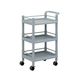 アズワン モバイルストレージカート 3段 610×370×885(ガード枠・ハンドル付) MSO11H 1個 3-6497-06