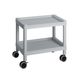 アズワン モバイルカート(低床型) 540×370×500mm MC10 グレー 1個 3-6502-01（直送品）