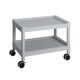 アズワン モバイルカート(低床型) 645×444×490mm MC20 グレー 1個 3-6502-02（直送品）