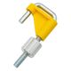 アズワン カラフルチューブクランプ ストップイット 1.0~20φmm イエロー 1.0-20Y 1個 3-6912-02（直送品）