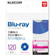 エレコム Blu-ray可不織布 スタンダード 両面収納 60枚入 ホ CCD-NWB120WH 1個