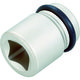 TONE インパクト用インナーソケット 差込角19.0mm 対辺寸法17mm 6A-17BA 1個 818-8741