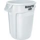 ニューウェルブランズ・ジャパン ラバーメイド ラウンドブルートコンテナ スリット付き 166.5L ホワイト 177974001 1個（直送品）