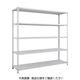 TRUSCO スチールラック SBL型抗菌塗装セミボルトレス軽量棚 W1800XD300XH1800 5段 W色 SBL-6635-W（直送品）