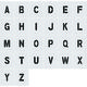 アイマーク IM ステンシル A~Z 1セット26枚単位 文字サイズ150×95mm AST-SETA15095 1セット 818-6145（直送品）