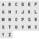 アイマーク IM ステンシル A~Z 1セット26枚単位 文字サイズ50×40mm AST-SETA5040 1セット 818-6147（直送品）